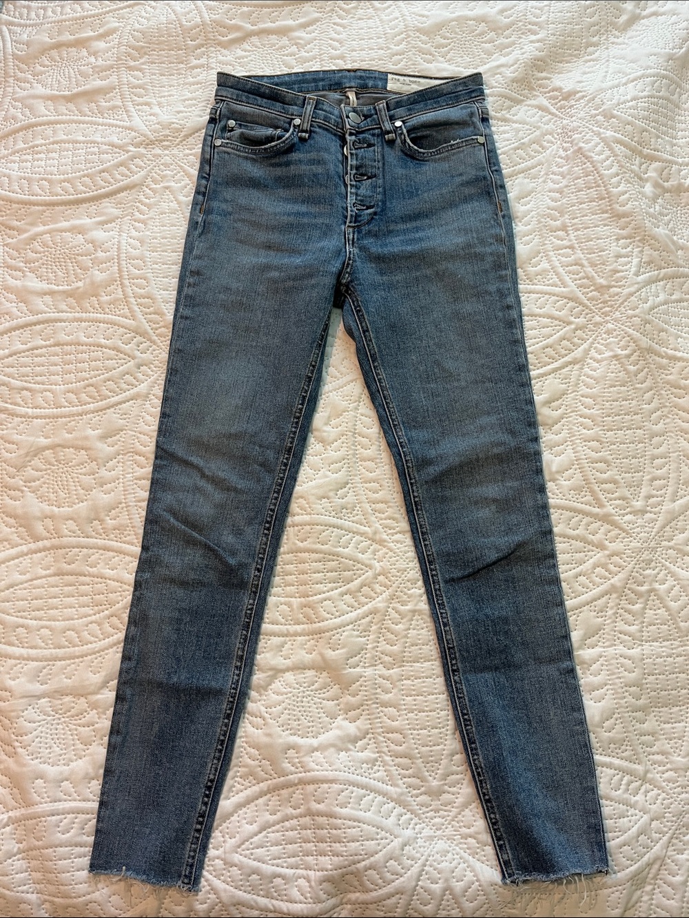 Rag and Bone Nina High Rise Ankle Skinny Jeans